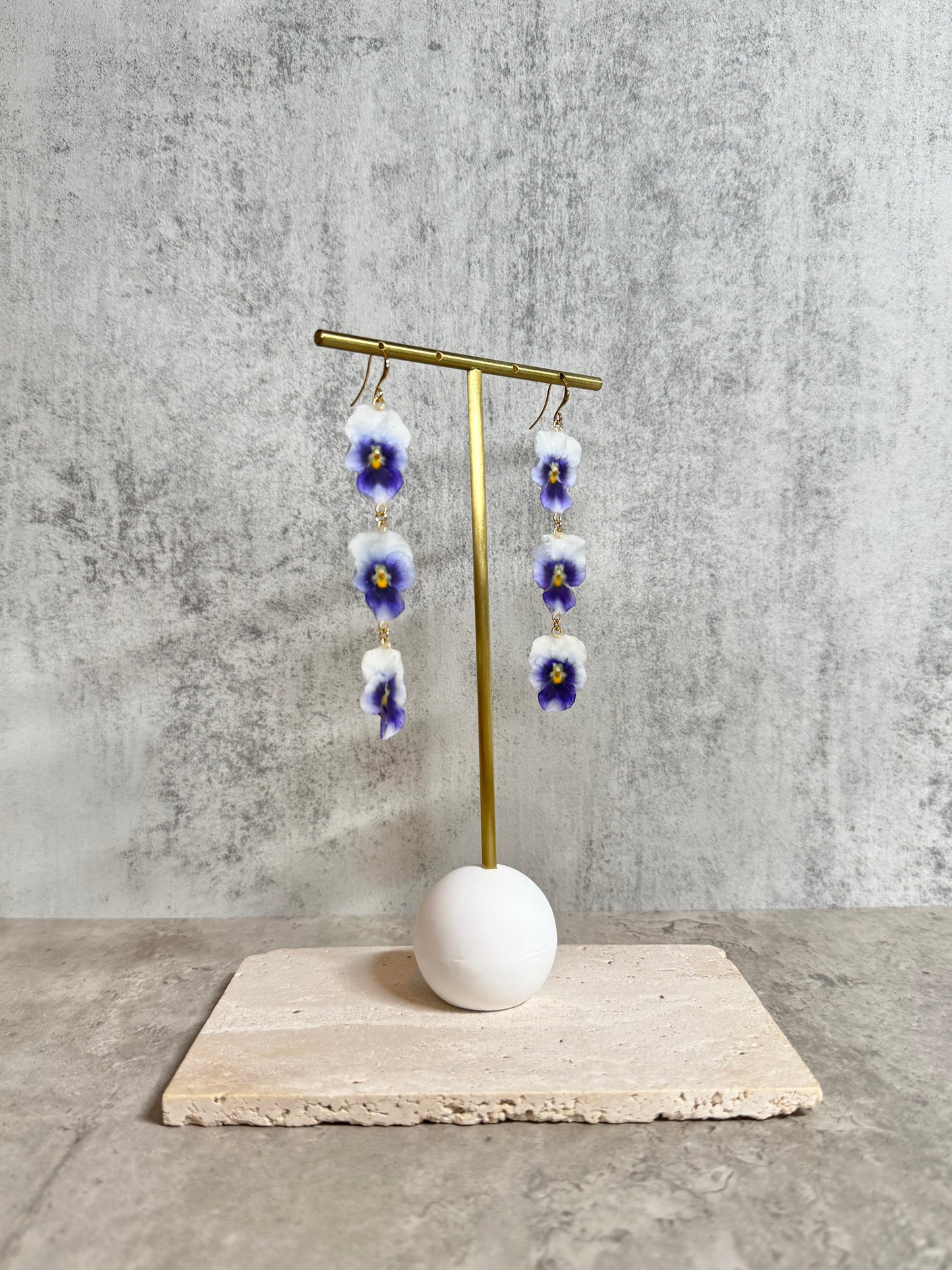 Viola Dangle ~White x Purple~