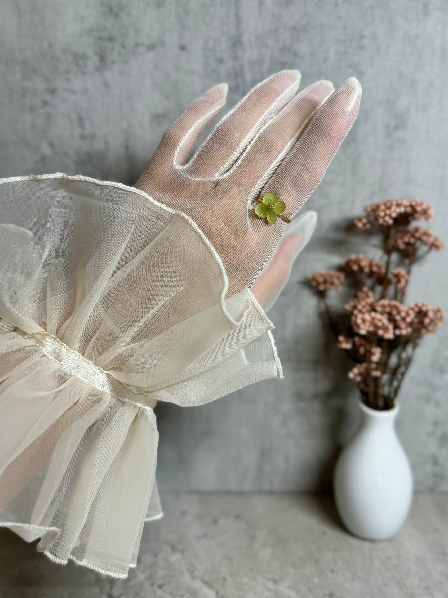Hydrangea Ring ~Green~