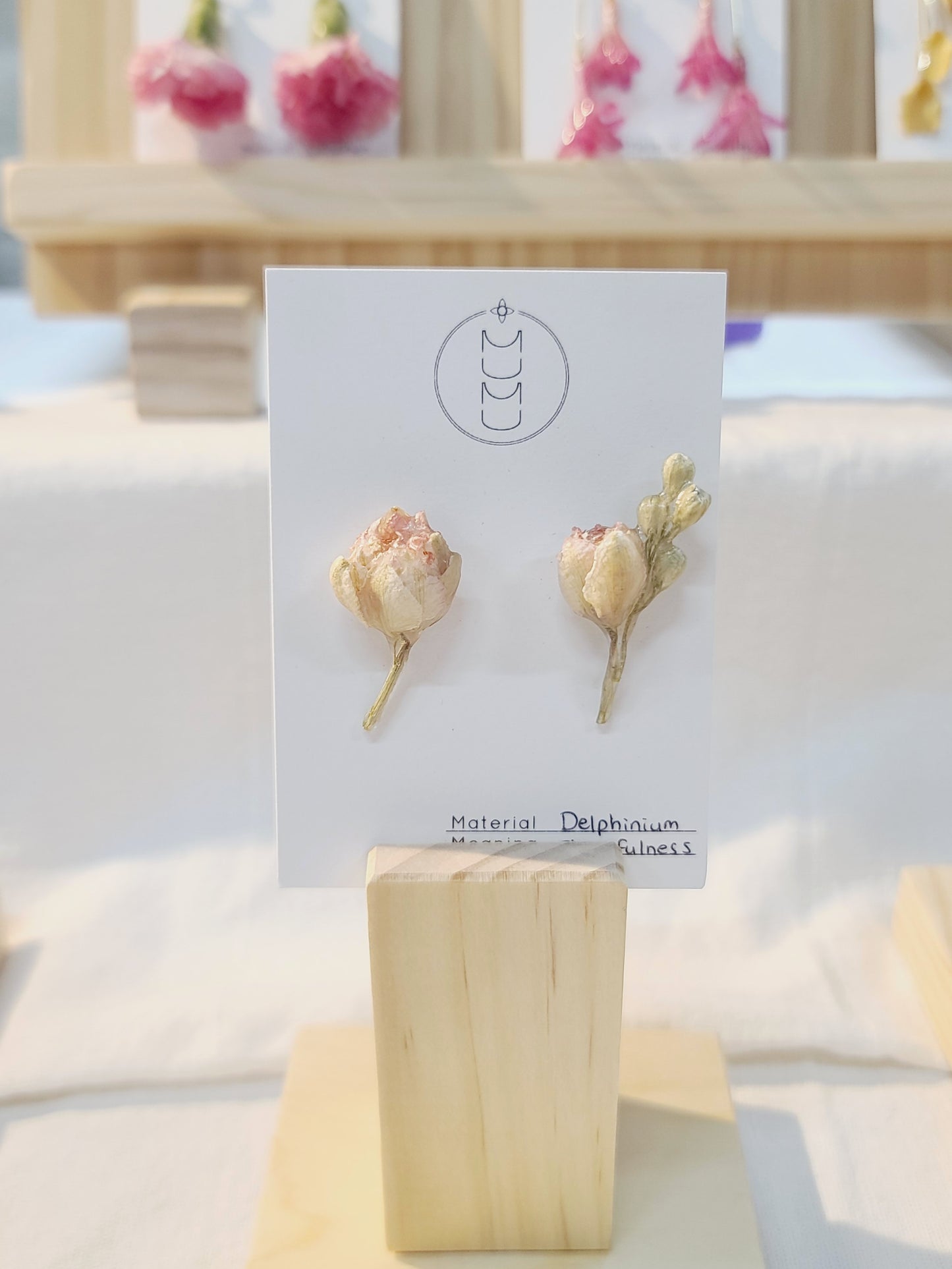 Delphinium Stud Earrings