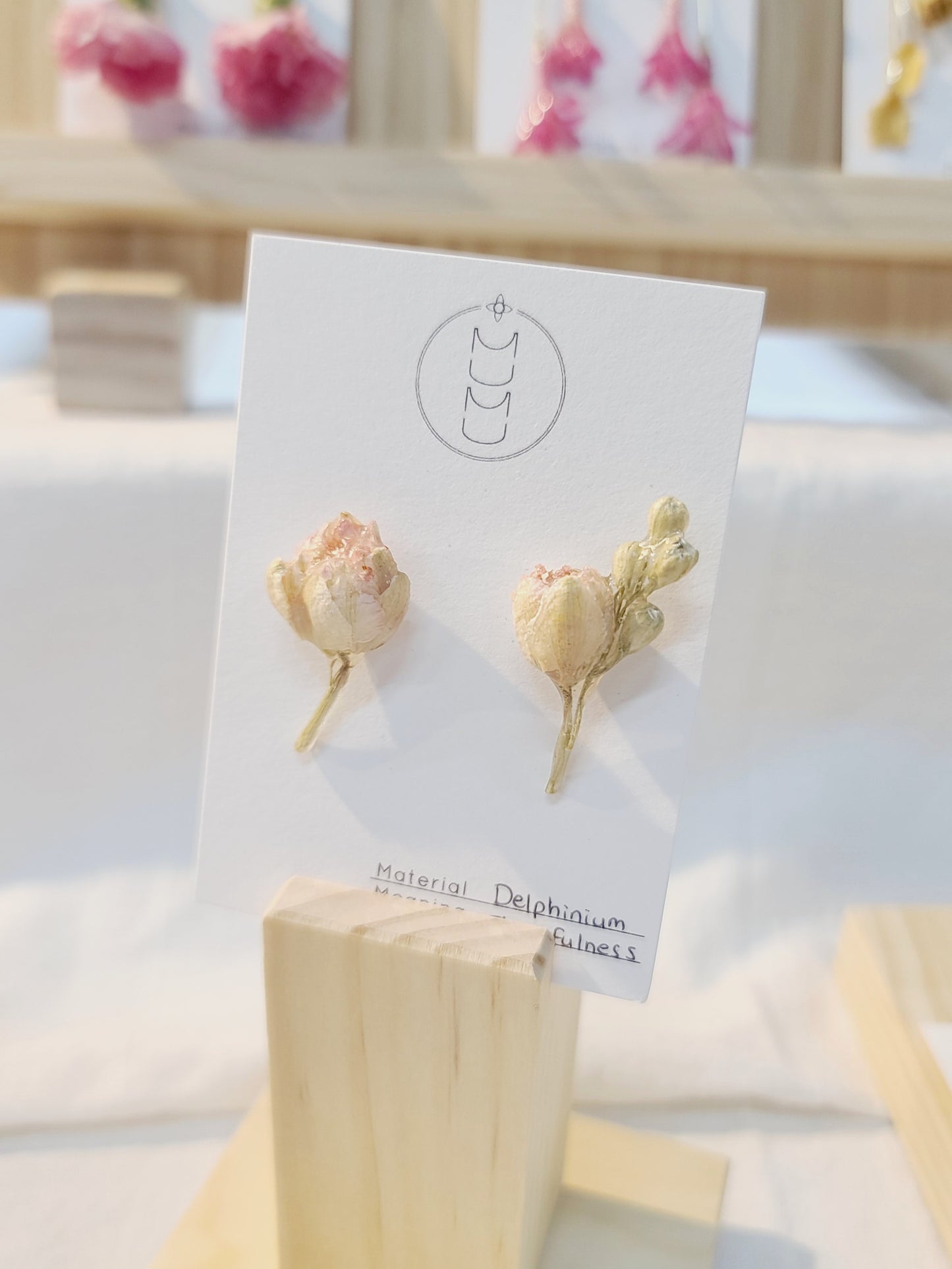 Delphinium Stud Earrings