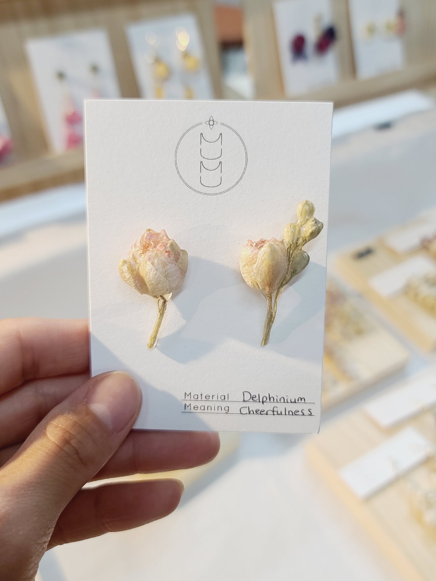 Delphinium Stud Earrings