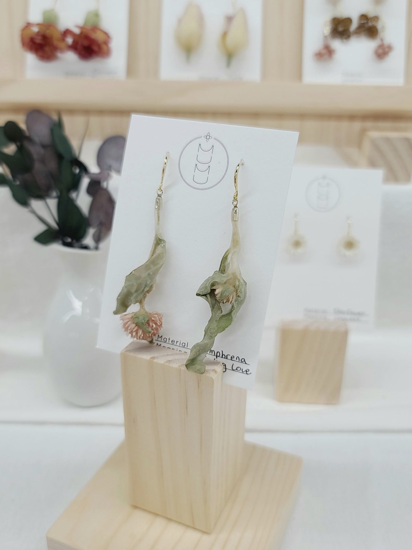 Gomphrena Earrings