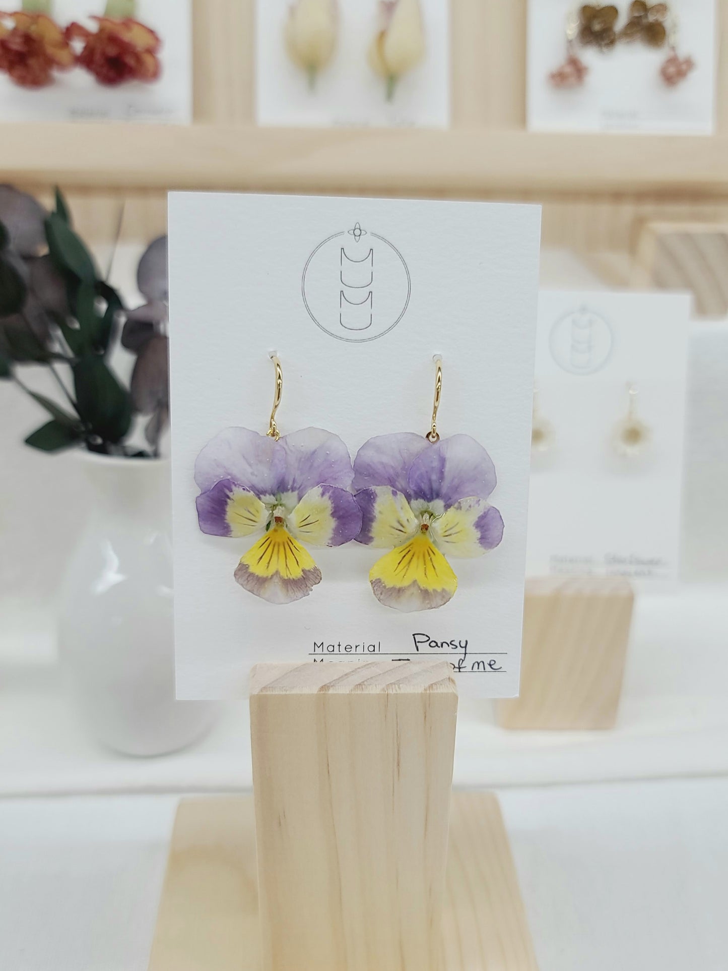 Pansy Earrings 04