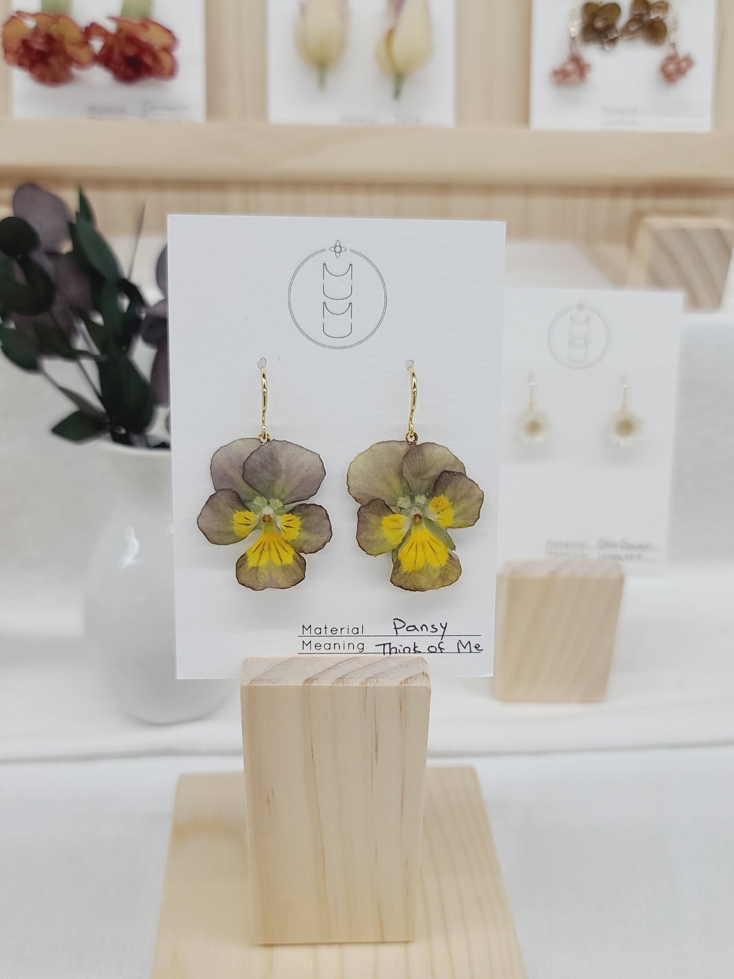 Pansy Earrings 06