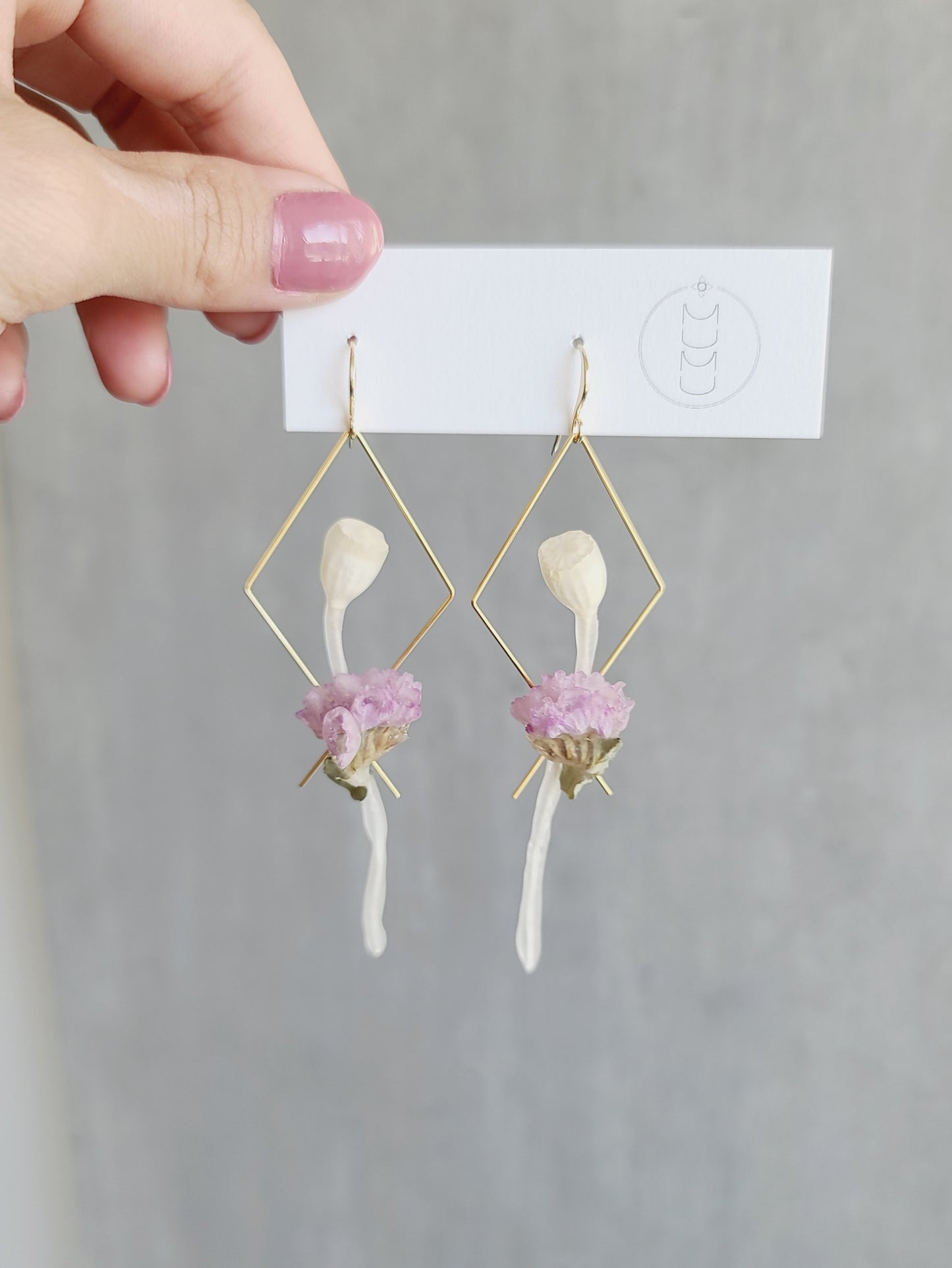 Poppy pods x Statice ~Pink~