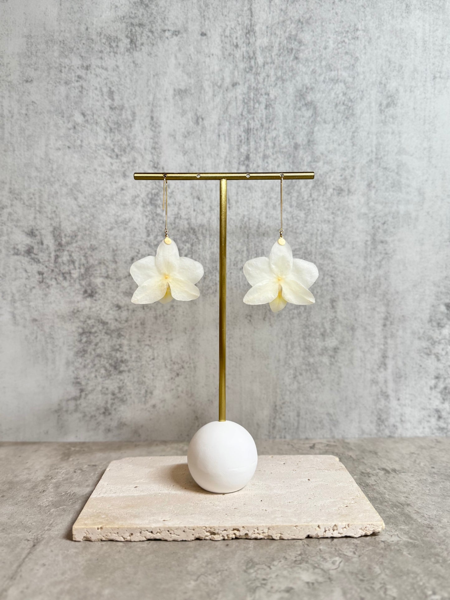 Orchid Earrings ~White~