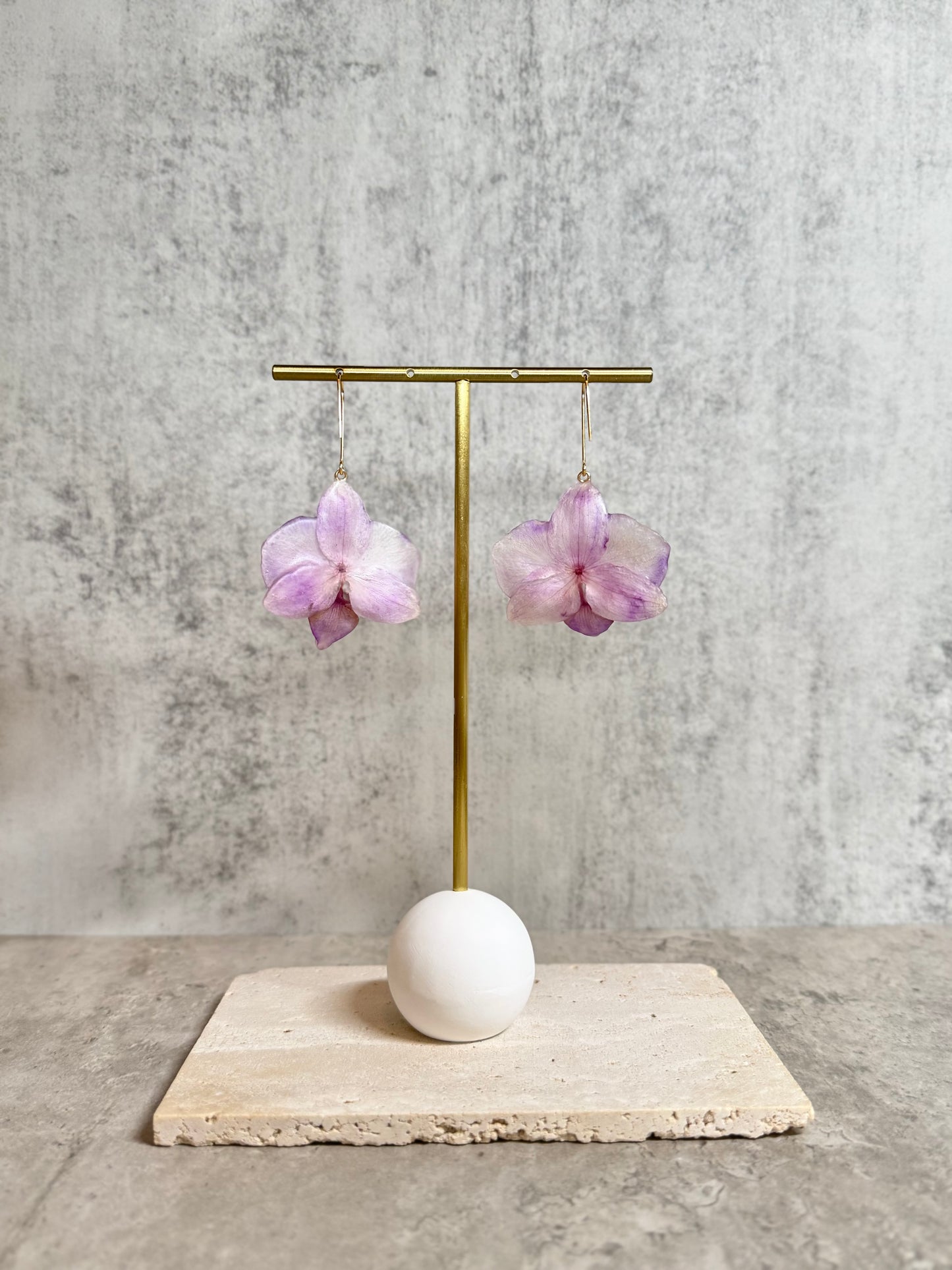 Orchid Earrings ~Purple~