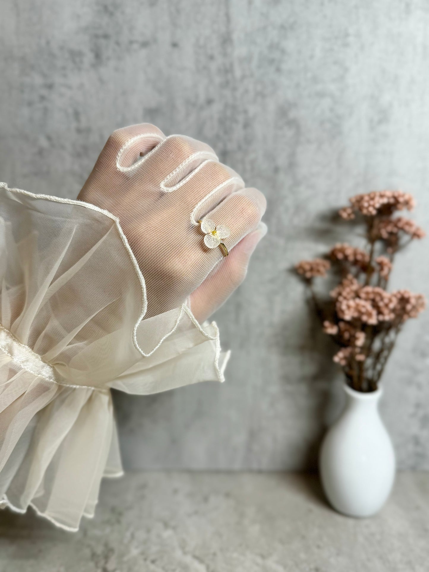 Hydrangea Ring ~White~