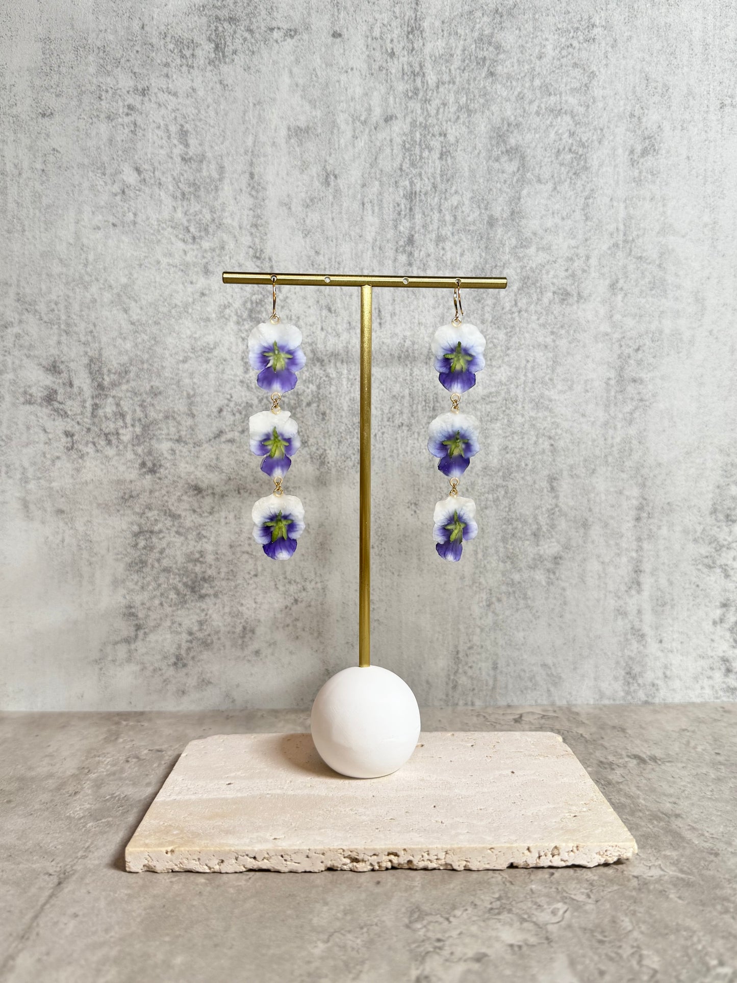 Viola Dangle ~White x Purple~