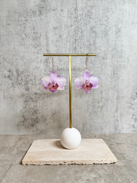 Orchid Earrings ~Purple~