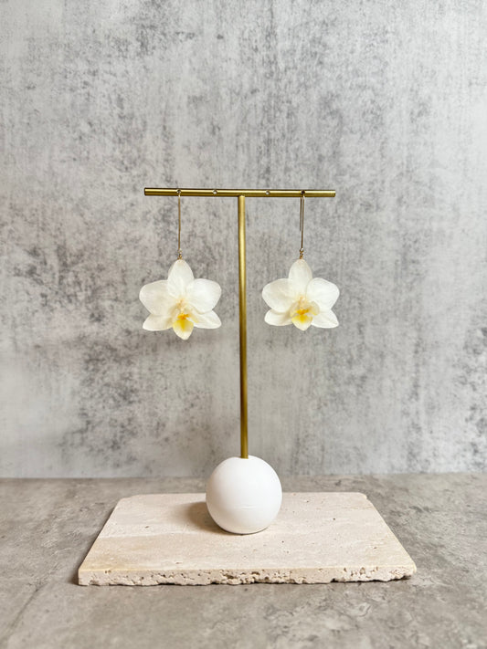 Orchid Earrings ~White~