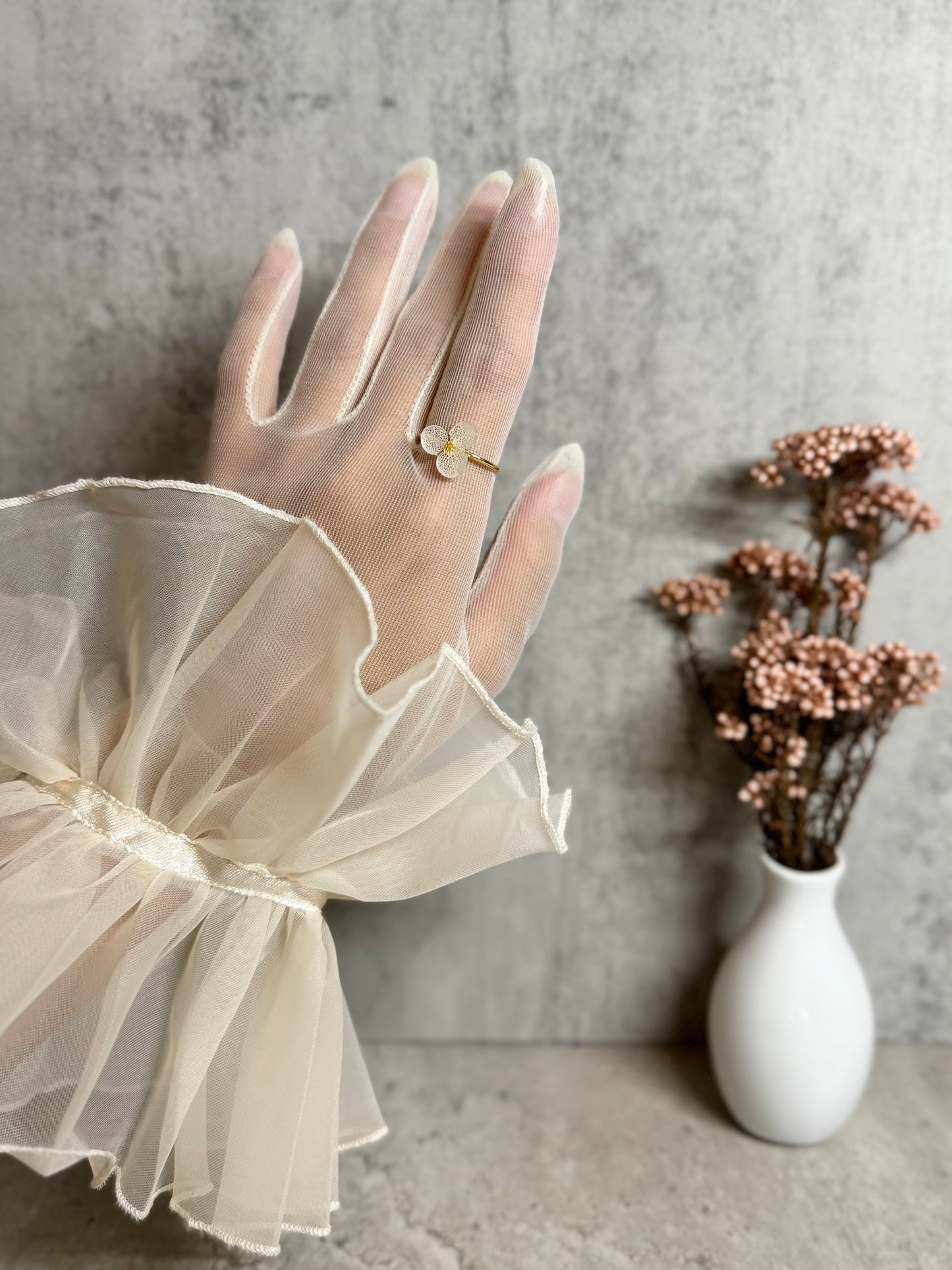 Hydrangea Ring ~White~