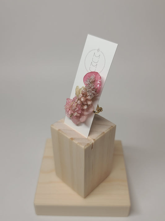 Bouquet Single Clip-on ~Pink Delphinium~