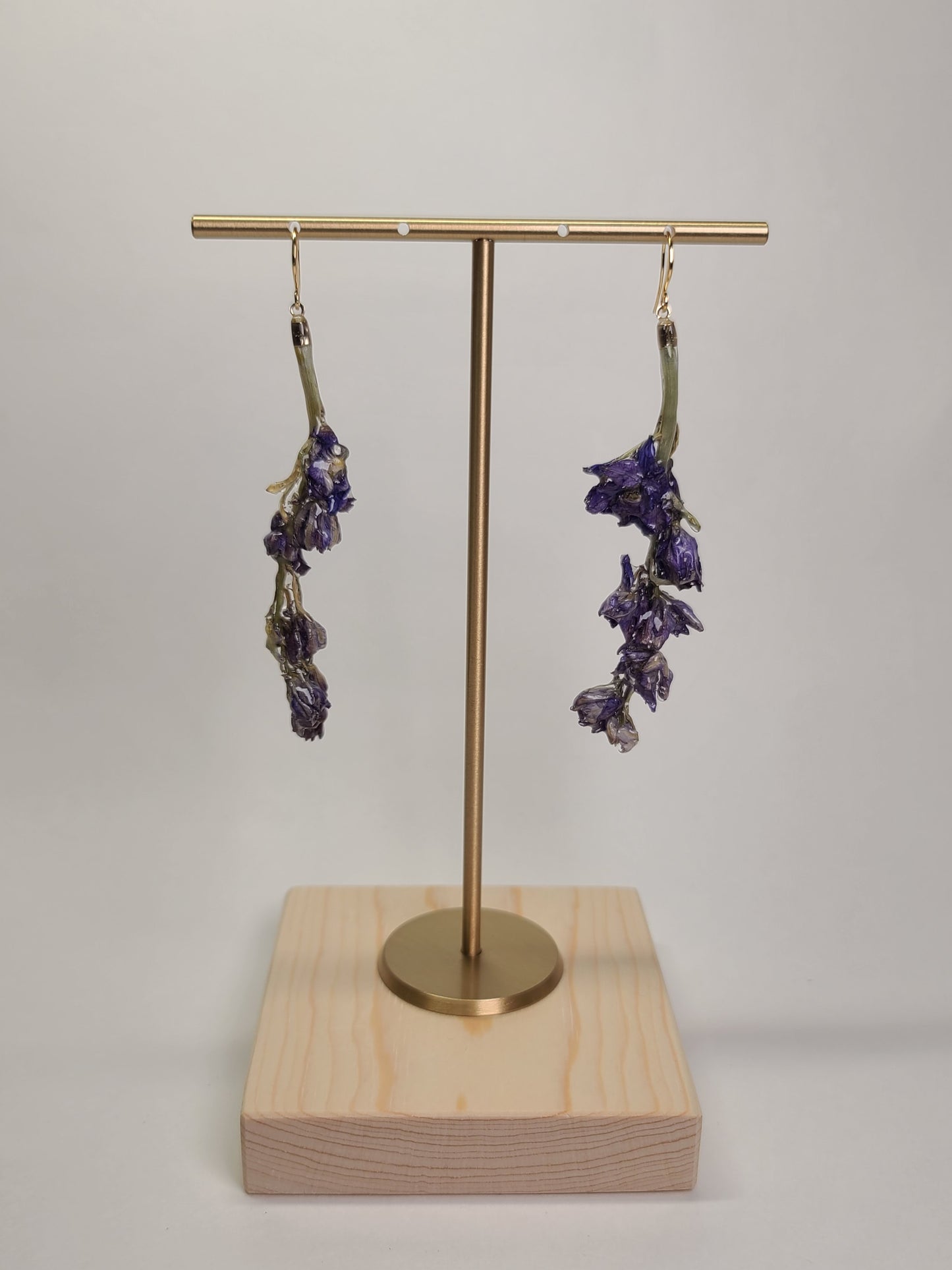 Delphinium Earrings ~Purple~